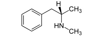 Methamphetamin Strukturformel